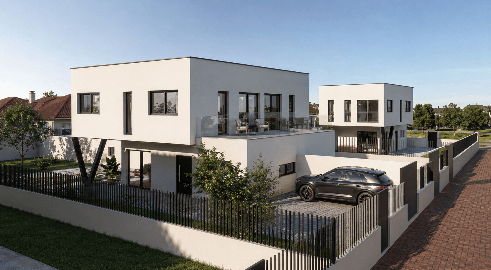 Exterior fachada moderna